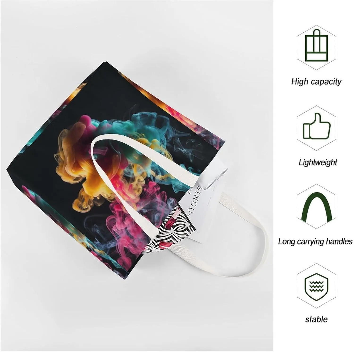 Tote Bag Laptop Handbag I Love Penguins Grocery Bag Canvas Shoulder Bag Crossbody Bag for Travel