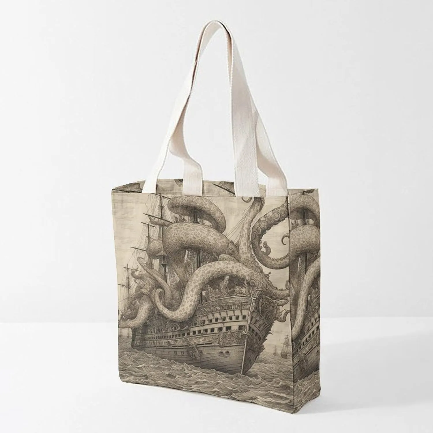 Tote Bag Laptop Handbag Shih Tzu Dog Grocery Bag Canvas Shoulder Bag Crossbody Bag for Travel