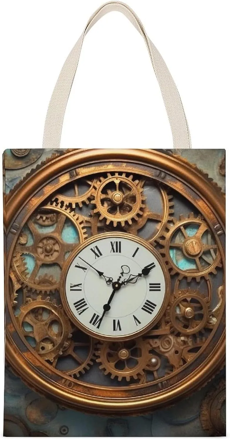 Tote Bag Laptop Handbag Sunflower Blue Butterfly Grocery Bag Canvas Shoulder Bag Crossbody Bag for Travel