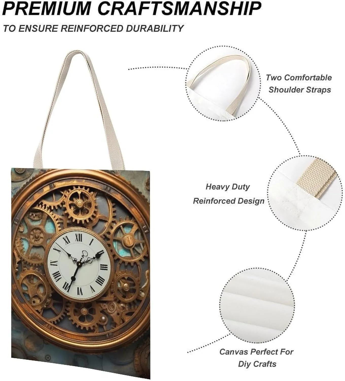 Tote Bag Laptop Handbag Sunflower Blue Butterfly Grocery Bag Canvas Shoulder Bag Crossbody Bag for Travel