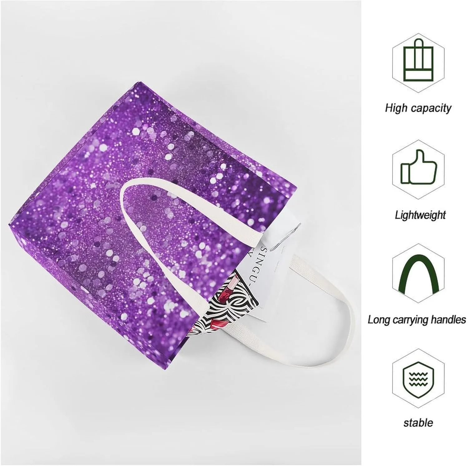 Tote Bag Laptop Handbag Teal And Gold Marble Grocery Bag Canvas Shoulder Bag Crossbody Bag for Travel
