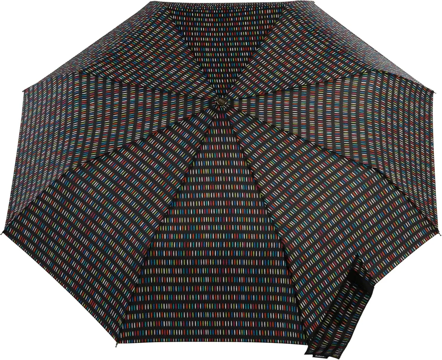 totes Titan Portable Travel Umbrella – Windproof, Waterproof, Strong, Compact Umbrella – Perfect for the Car, Backpack, and On-the-Go