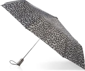 totes Titan Portable Travel Umbrella – Windproof, Waterproof, Strong, Compact Umbrella – Perfect for the Car, Backpack, and On-the-Go