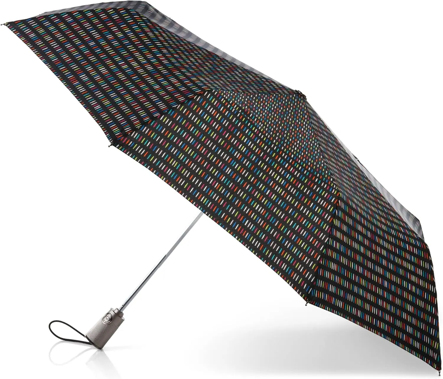 totes Titan Portable Travel Umbrella – Windproof, Waterproof, Strong, Compact Umbrella – Perfect for the Car, Backpack, and On-the-Go