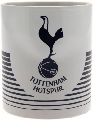 Tottenham Hotspur FC Official Ceramic Mug (One Size) (White/Black)