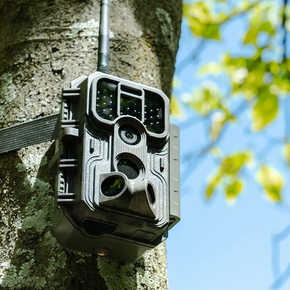 Trail Camera P200, WiFi Bluetooth, 48MP 1296p, 100ft Night Vision, Cell Phone App, Game Cameras with Motion Activated Waterproof