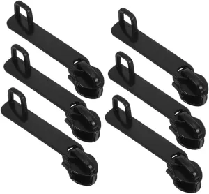 Travel-Ready Suitcase Slider 6 Zipper Puller Replacement Kit for Bags Coats