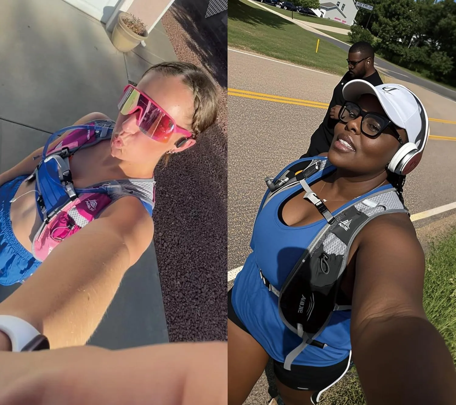 TRIWONDER Hydration Pack Backpack 5L Marathoner Running Race Hydration Vest
