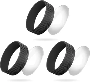 TruGlo TG70A 2X 0.5 Range Rover Bowhunting Optical Grade Polymer Diopter Sight Lens Kit with Anti Reflective Coating and 1.87 Inch Diameter (3 Pack)
