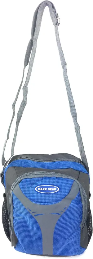 Unisex Excursion Organizer Shoulder Bag Day Pack (Blue)