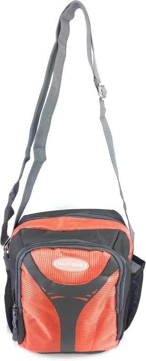 Unisex Excursion Organizer Shoulder Bag Day Pack (Orange)