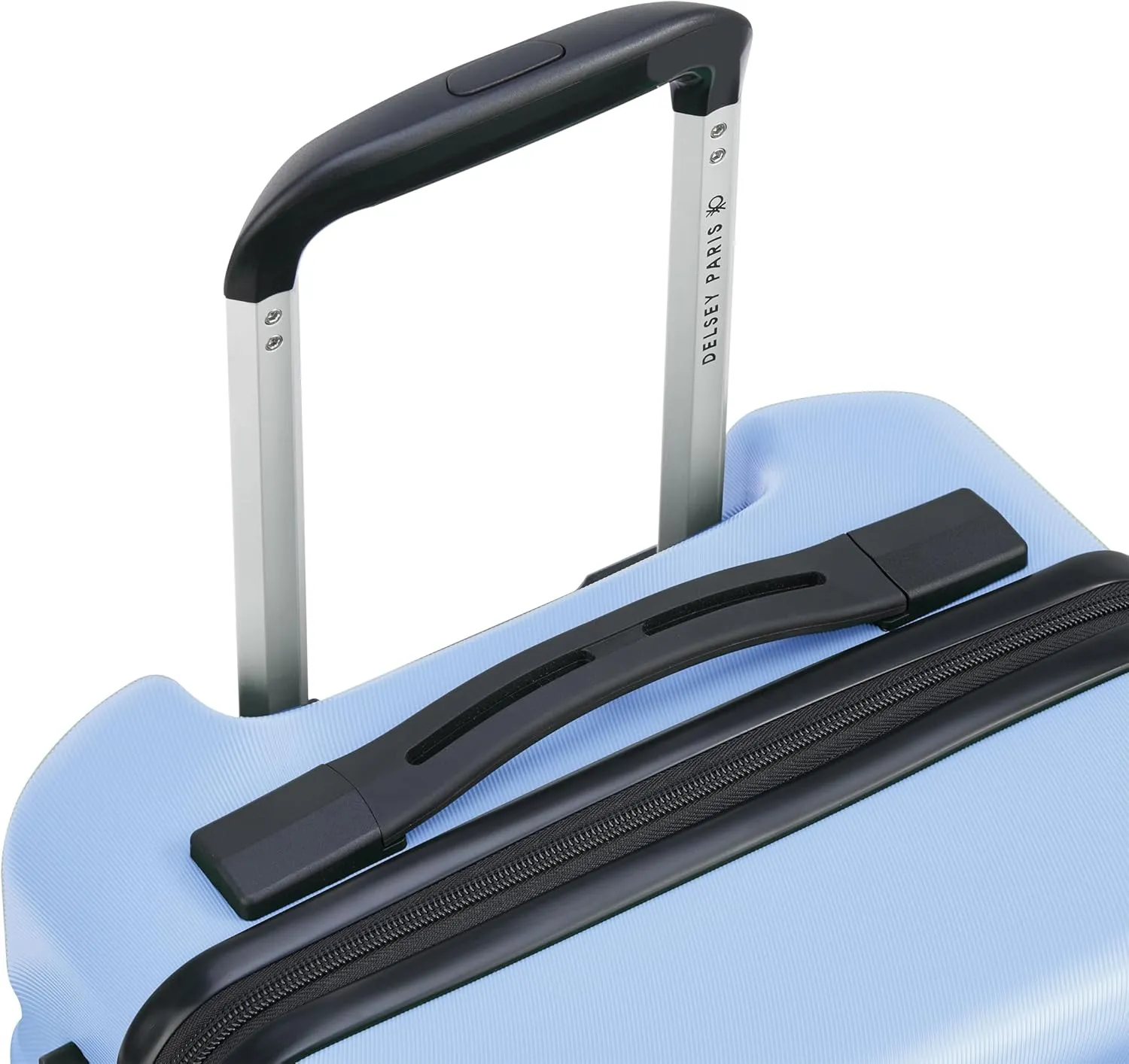 United Colors of Benetton Now Hardside Luggage with Spinner Wheels, Light Blue, Carry-On 19 Inch