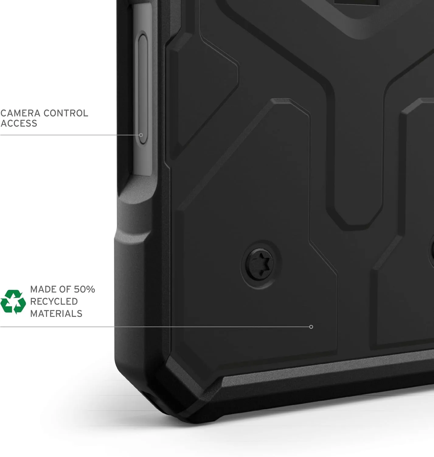 URBAN ARMOR GEAR UAG Designed for iPhone 16 Pro Case 6.3" Pathfinder - Compatible with MagSafe Charging Rugged Shockproof Anti-Slip Military Grade Protective Cover, Black