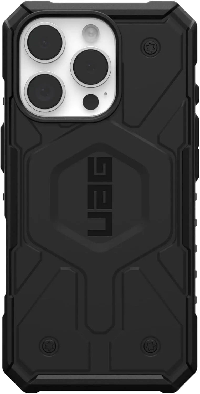 URBAN ARMOR GEAR UAG Designed for iPhone 16 Pro Case 6.3" Pathfinder - Compatible with MagSafe Charging Rugged Shockproof Anti-Slip Military Grade Protective Cover, Black