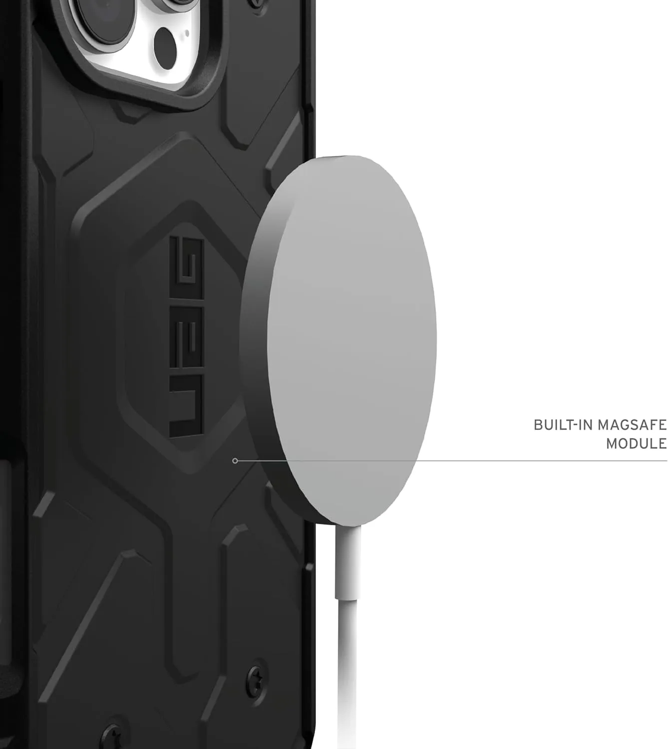 URBAN ARMOR GEAR UAG Designed for iPhone 16 Pro Case 6.3" Pathfinder - Compatible with MagSafe Charging Rugged Shockproof Anti-Slip Military Grade Protective Cover, Black