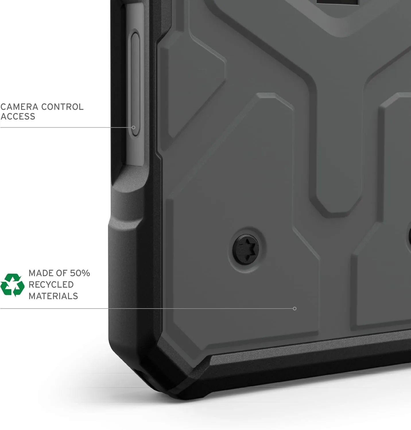 URBAN ARMOR GEAR UAG Designed for iPhone 16 Pro Case 6.3" Pathfinder - Compatible with MagSafe Charging Rugged Shockproof Anti-Slip Military Grade Protective Cover, Silver