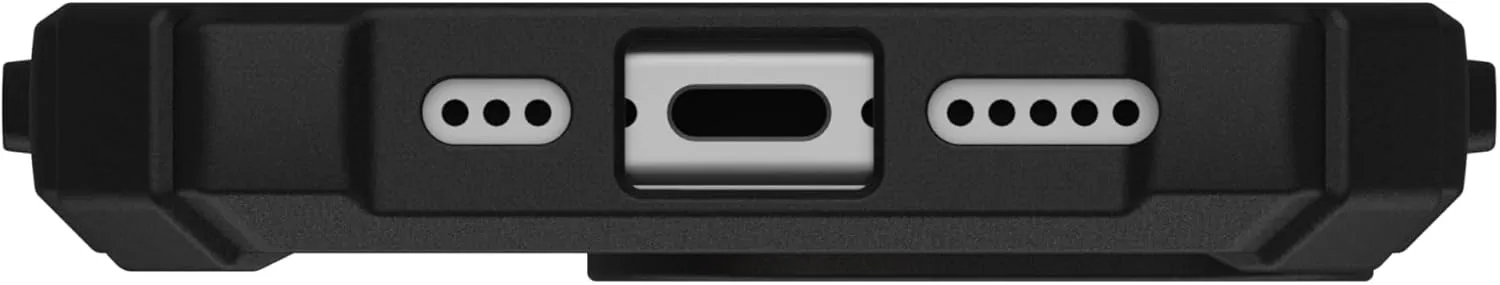 URBAN ARMOR GEAR UAG Designed for iPhone 16 Pro Case 6.3" Plasma XTE - Compatible with MagSafe Charging & Kickstand Rugged Shockproof Anti-Slip Military Grade Protective Cover, Black/Orange