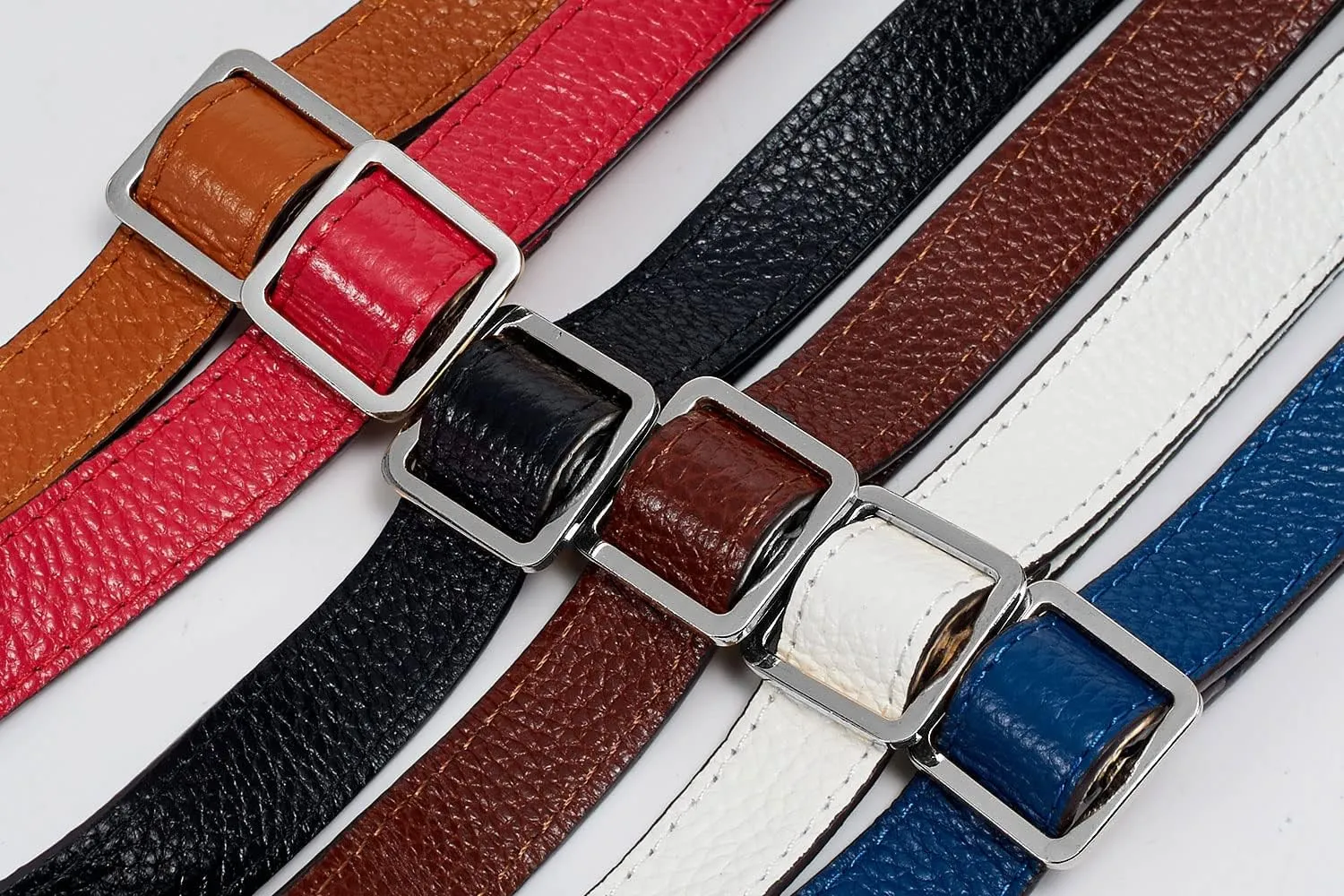 VanEnjoy Full Grain Genuine Leather Adjustable CrossBody Strap Replacement for Bag Purse, 0.7" Wide,26-51" Long
