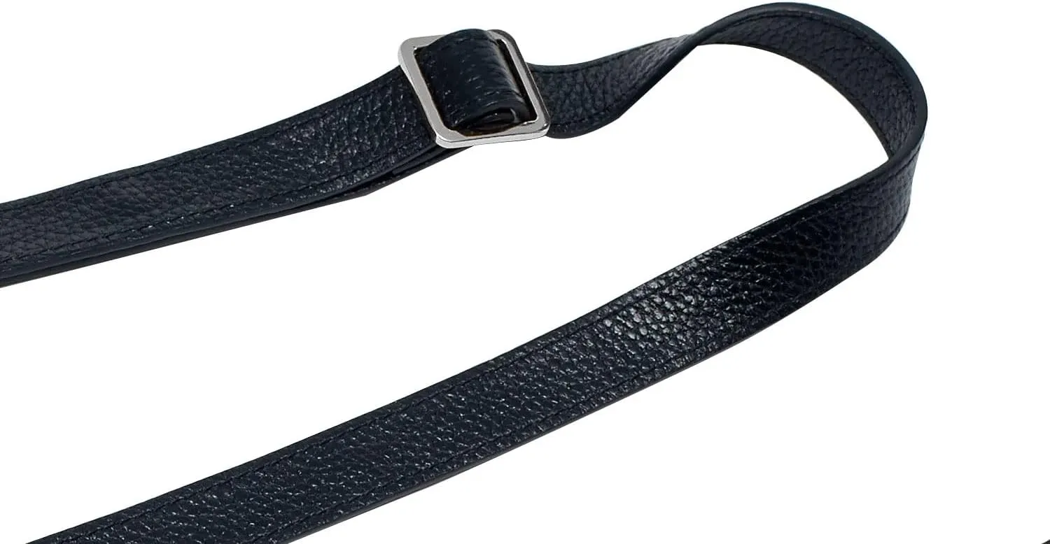 VanEnjoy Full Grain Genuine Leather Adjustable CrossBody Strap Replacement for Bag Purse, 0.7" Wide,26-51" Long