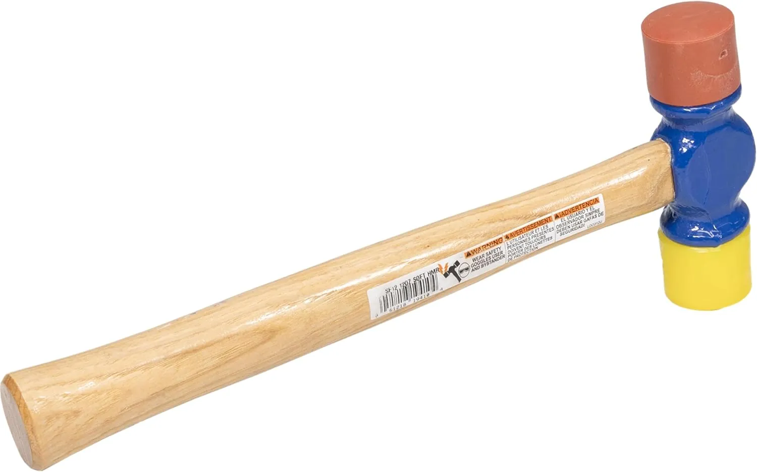 VAUGHAN Soft Face Hammer, American High Carbon Steel Head, 12 oz, Made In The USA, SF12, VN19410