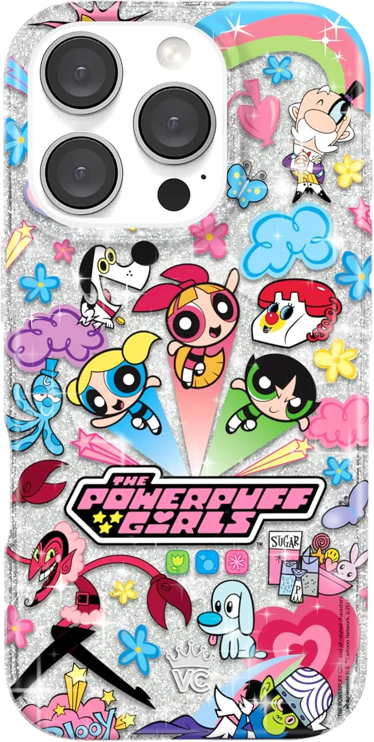VELVET CAVIAR x The PPG for iPhone 16 Pro Case - Compatible with MagSafe [10 ft Drop Tested] - Girly Cute Phone Cover (Girl Power Glitter)