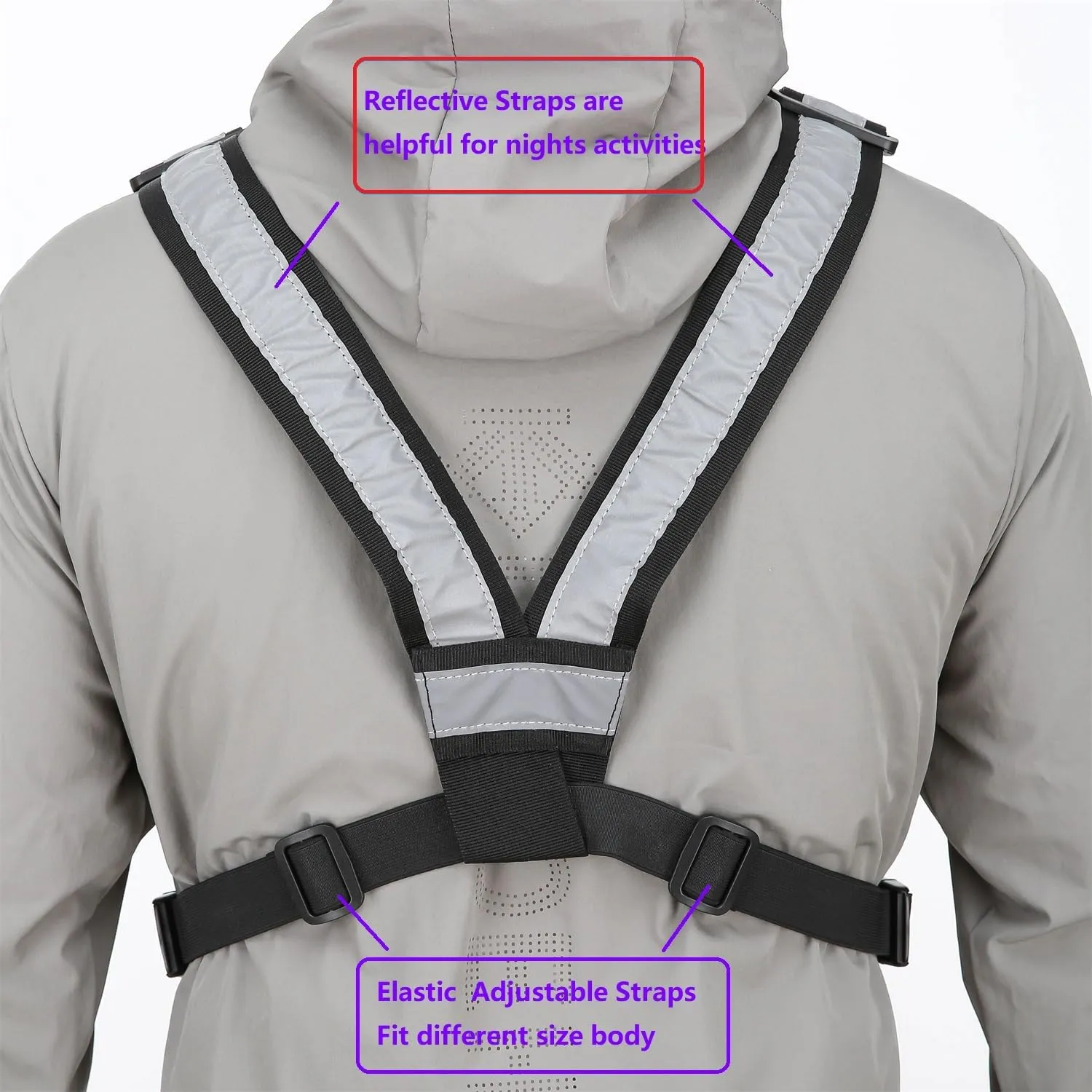 Versatile Chest Bag Vest Rig For Two Way Radio Walkie Talkie Hands Freely Chest Pack