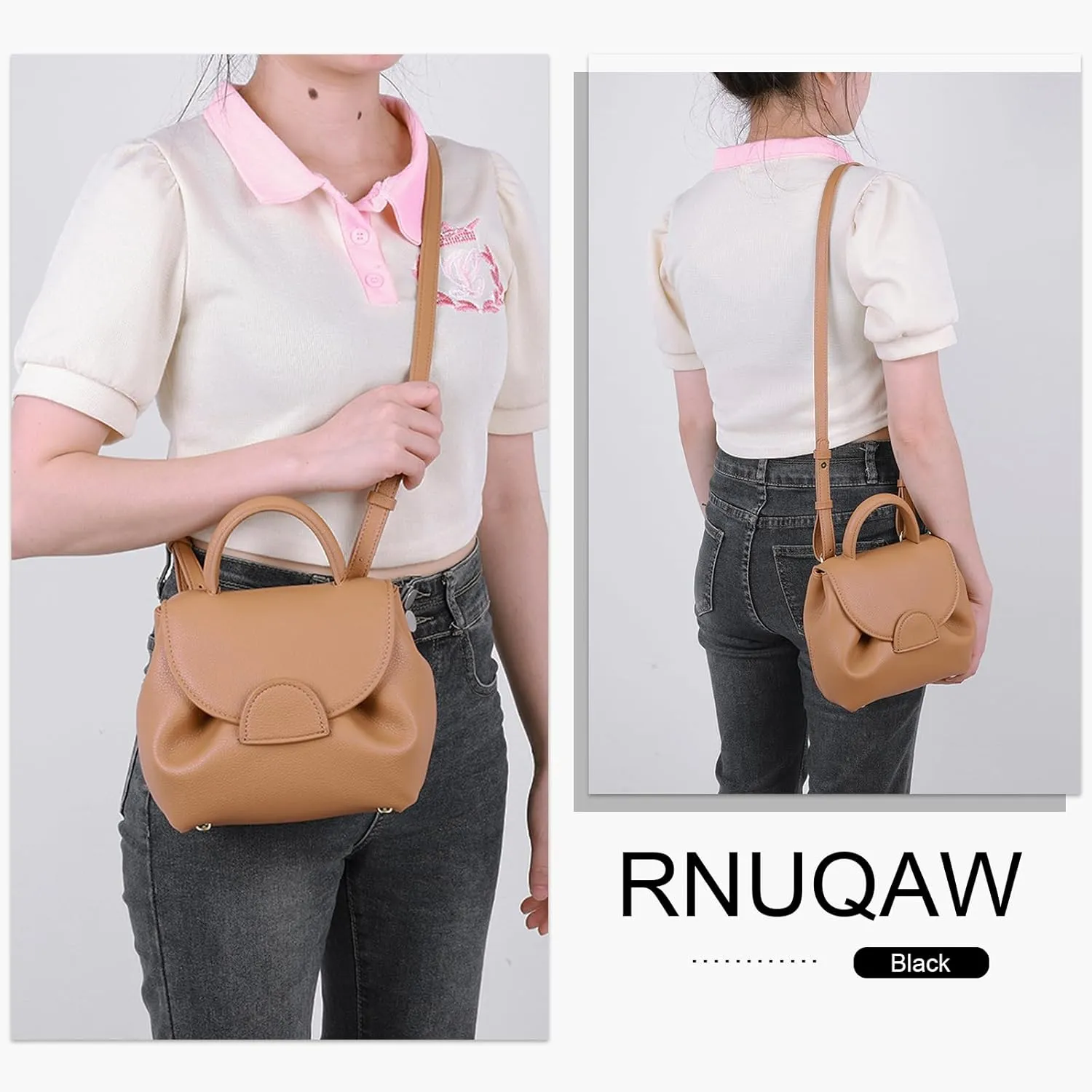 Versatile Women Small Crossbody Bag Lightweight Cell Phone Purse Top Handle Bag Daily Dating Purses Trendy