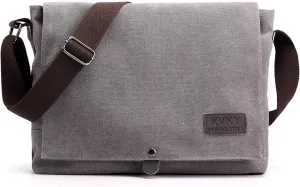 Vintage Men's Shoulder Bag Canvas Tote Handbag Crossbody Bag Casual Top Handle Bag