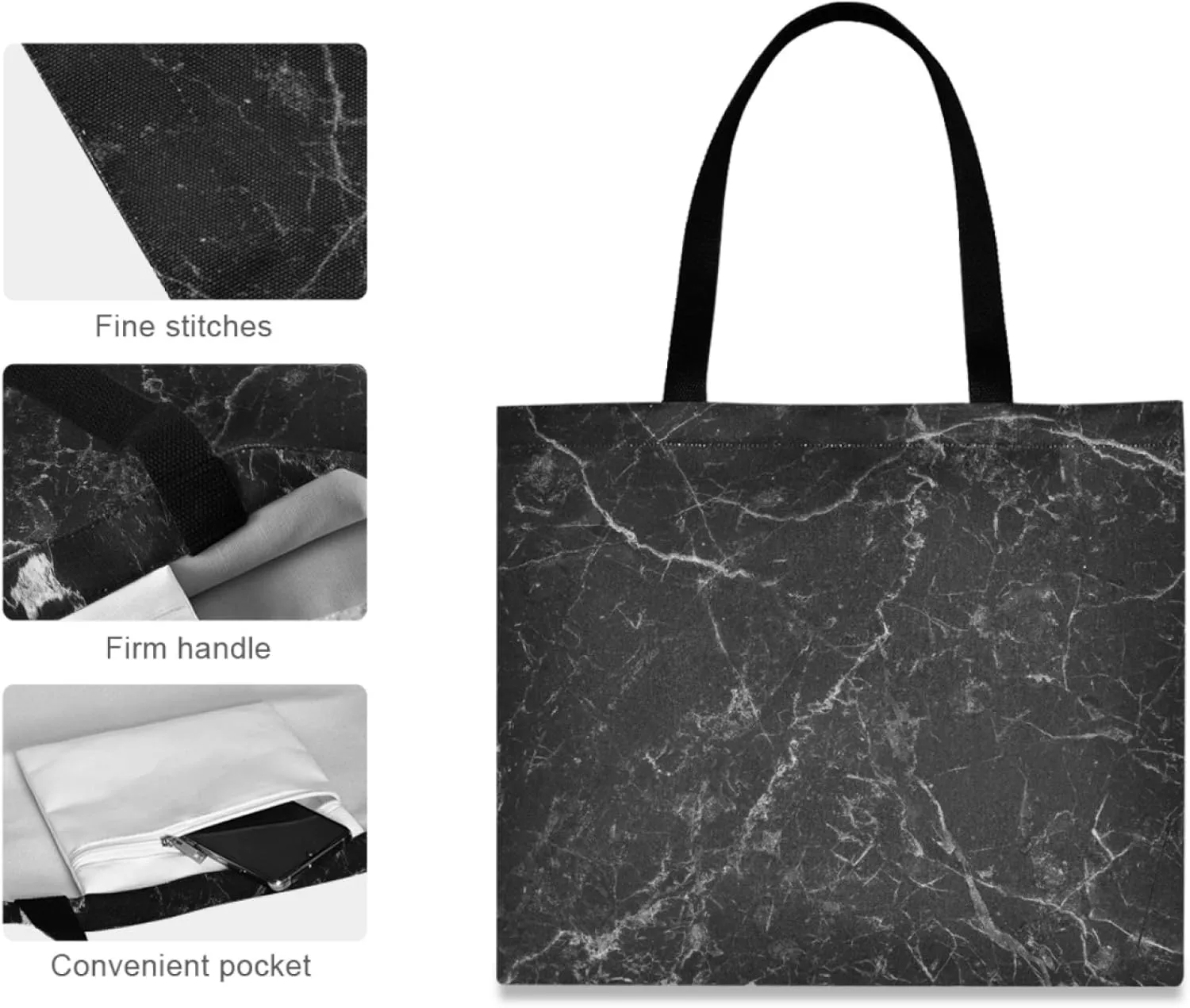 visesunny Large Tote Bag Shoulder Bag Shopping Casual Travel Bag Handbags for Women Lady Girl Teens Gym Beach Daily