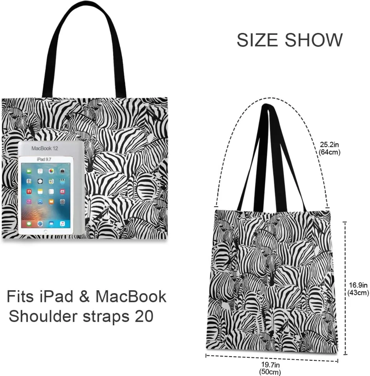 visesunny Large Tote Bag Shoulder Bag Shopping Casual Travel Bag Handbags for Women Lady Girl Teens Gym Beach Daily