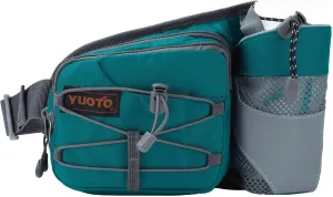 Waist Pack with Water Bottle Holder for Running Walking Hiking Fanny Pack Hydration Belt