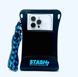 Waterproof Phone Pouch w/Long Lanyard | IPX8 Adventure Grade Cellphone Dry Bag Case, Fits iPhone 15 Pro Max,14 Pro Max, 13 Pro Max, XS, XR, Galaxy S21, for Snorkeling, Kayaking, Cruise Black