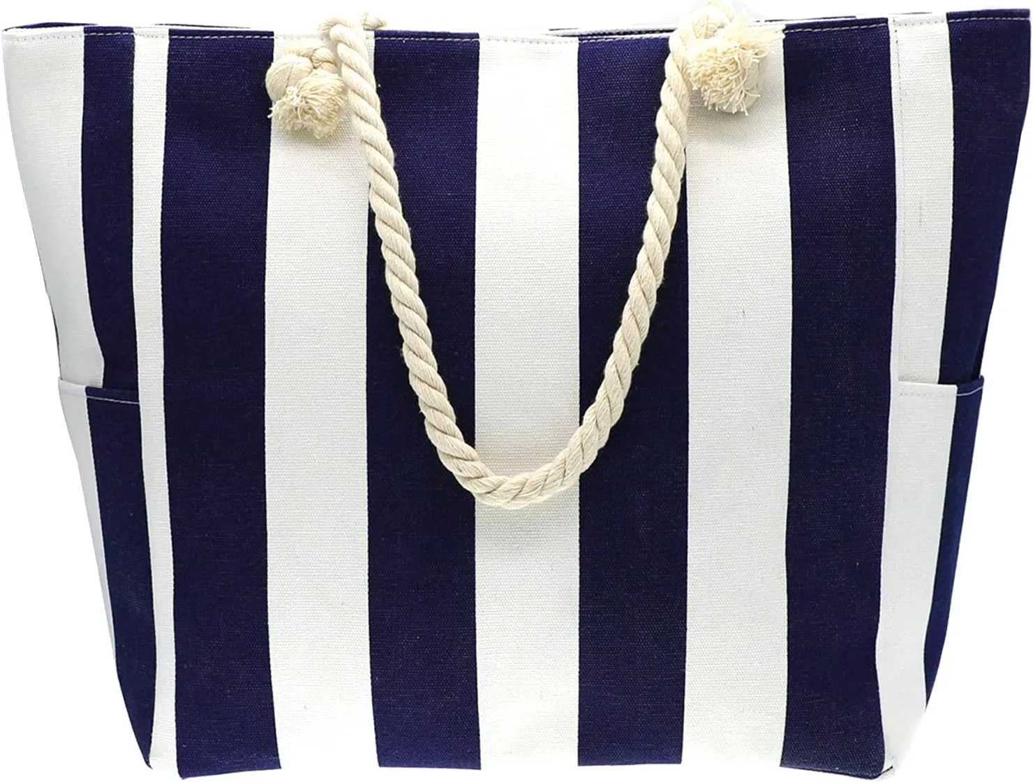 We We Large Beach Tote bag for Women Canvas Straw Tavel Tote Bag Waterproof Shoulder Bag Handbag for Gym Swim