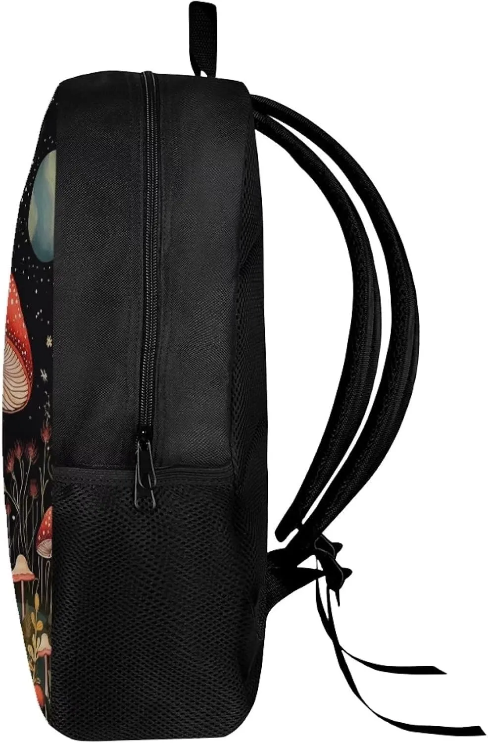 WELLFLYHOM Mushroom Bookbag Middle School Backpack Purse for 4-6 8-10 14-16 Kids Girl School Bag Elementary Preschool Back Packs Light Weight Knapsack Back to School Supplies Daypack