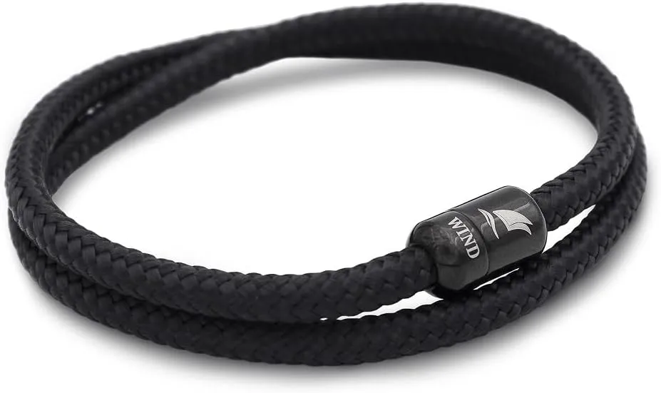 Wind Passion - Men’s Bracelet, Durable Rope Wristband for Men, Versatile Pulseras Para Hombres - Waterproof, Magnetic Clasp, Ideal for Outdoor & Fashion