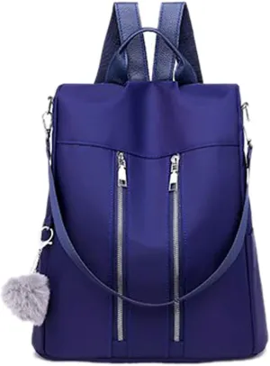 Women Backpack Purse Waterproof Nylon Anti-theft Rucksack Lightweight Fashion Shoulder Bag Travel Daypack for Ladies