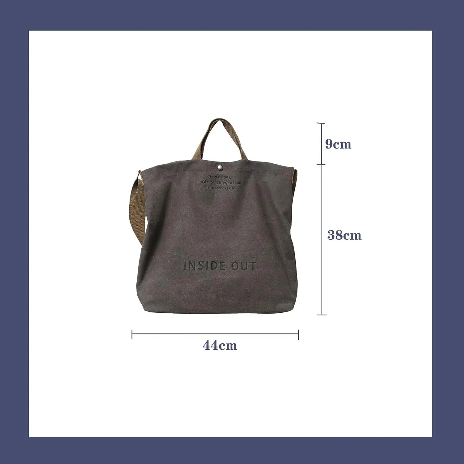 Women Canvas Tote Handbags Casual Shoulder Work Bag Crossbody Top Handle Bag Cross-body Handbags
