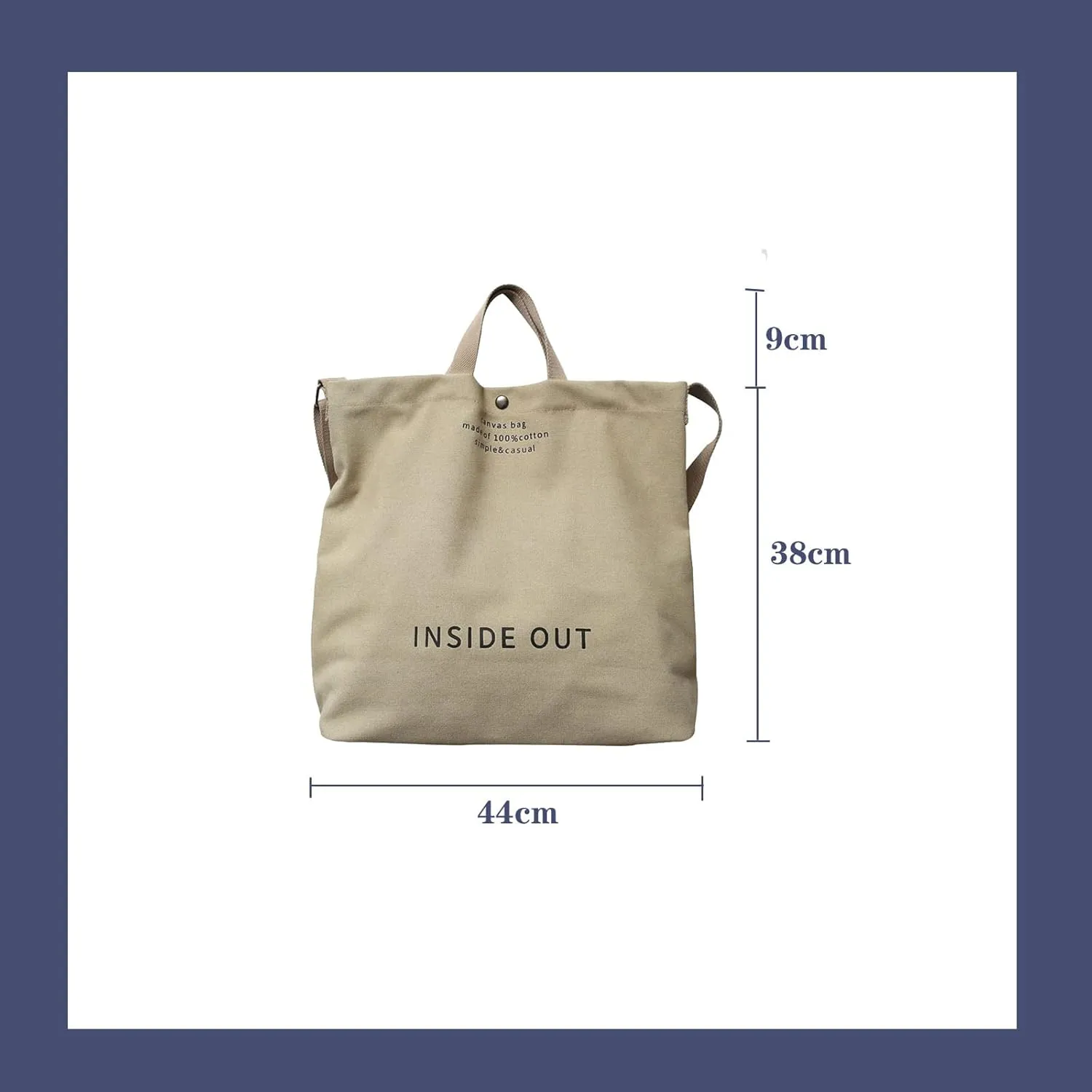 Women Canvas Tote Handbags Casual Shoulder Work Bag Crossbody Top Handle Bag Cross-body Handbags