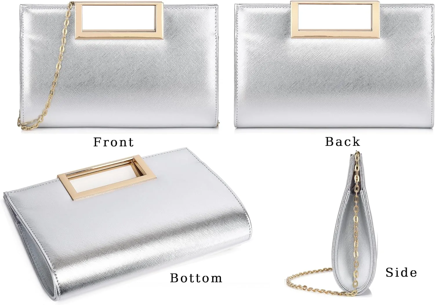 Women Clutch Purse Fashion PU leather handbag/shoulder bag women's eveing bag Christmas gift.