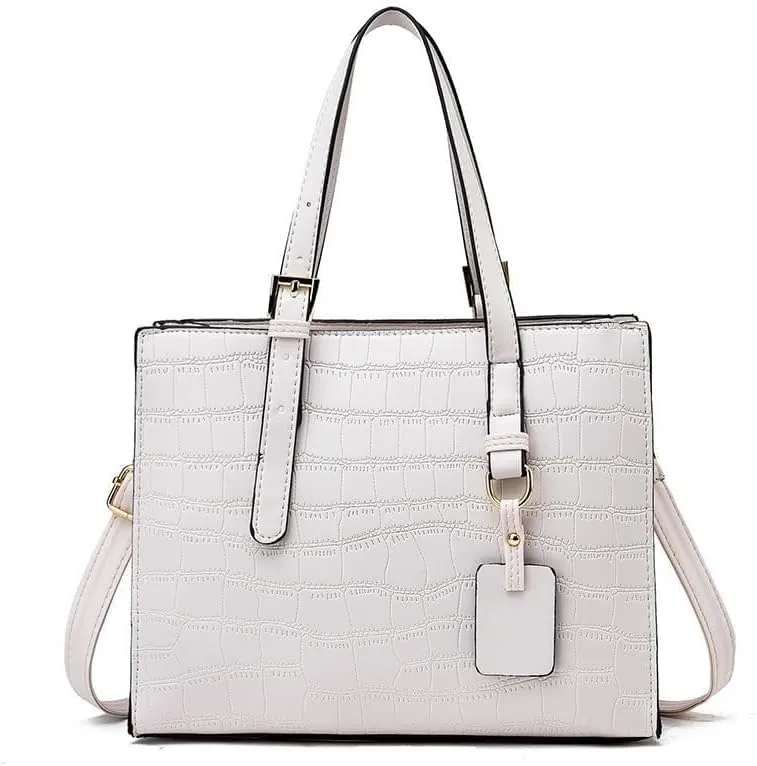 Women Crossbody Bags Pattern Zipper Metal Hardware Handbags Commuting Leather Shoulder Bag Cross-Body Bag Pu Leather
