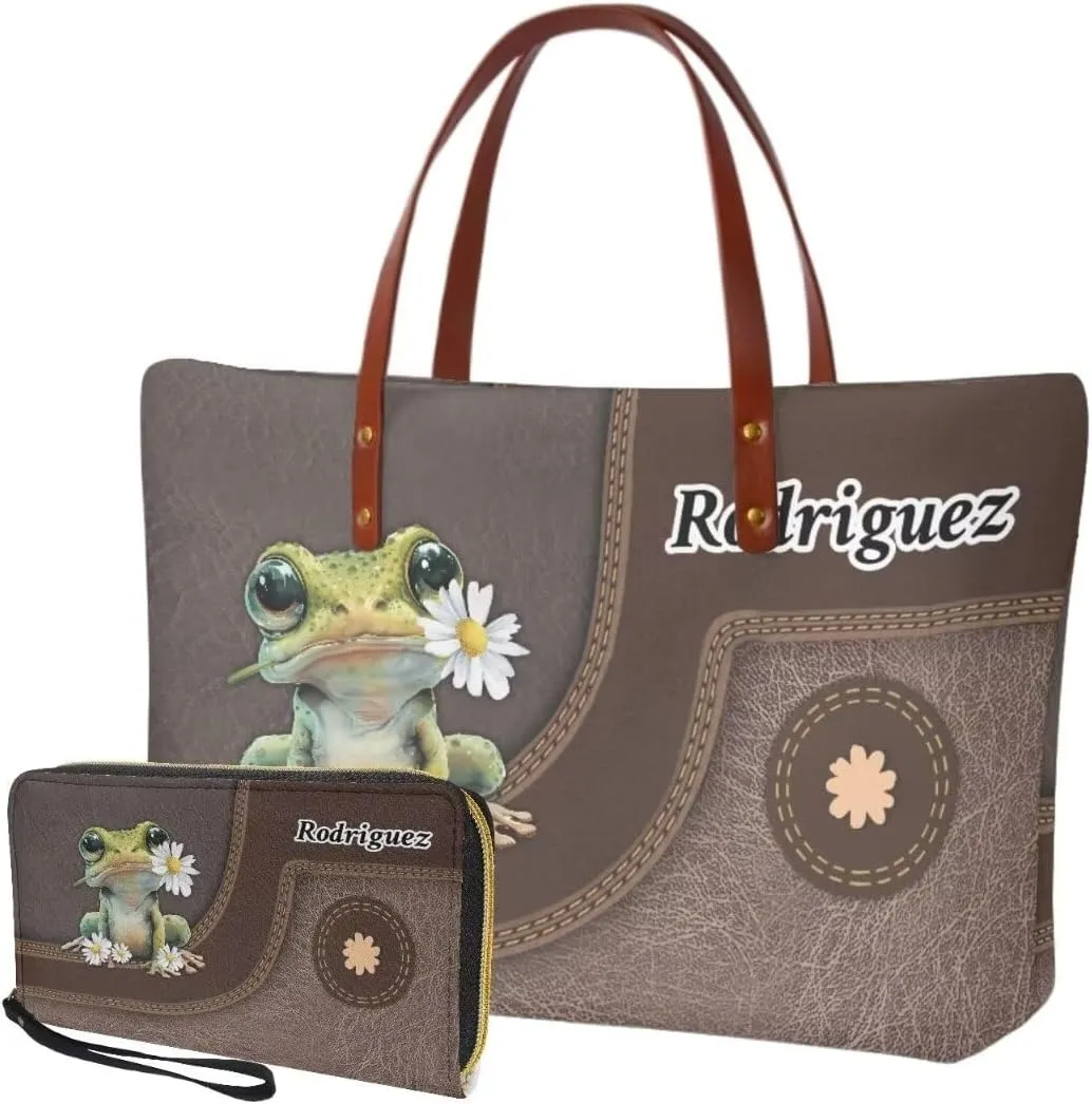 Women Handbags Wallet Tote Bag Shoulder Bag Top Handle Satchel Purse Set 2pcs