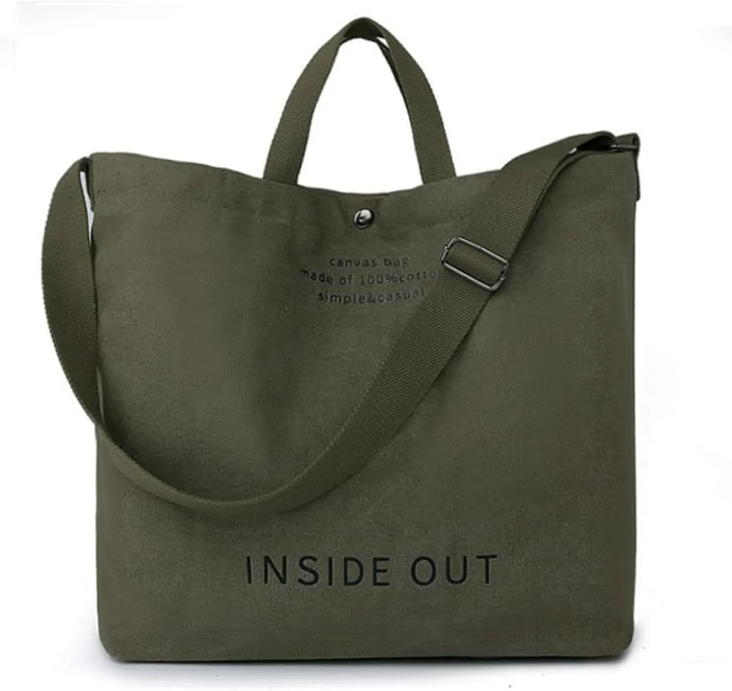 Women Large Canvas Tote Handbags Casual Shoulder Work Bag Crossbody Top Handle Bag Cross-body Handbags