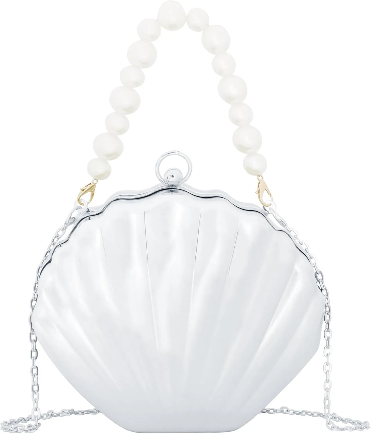 Women Mini Seashell Evening Clutch Top-Handle Bag Cross-body Bag
