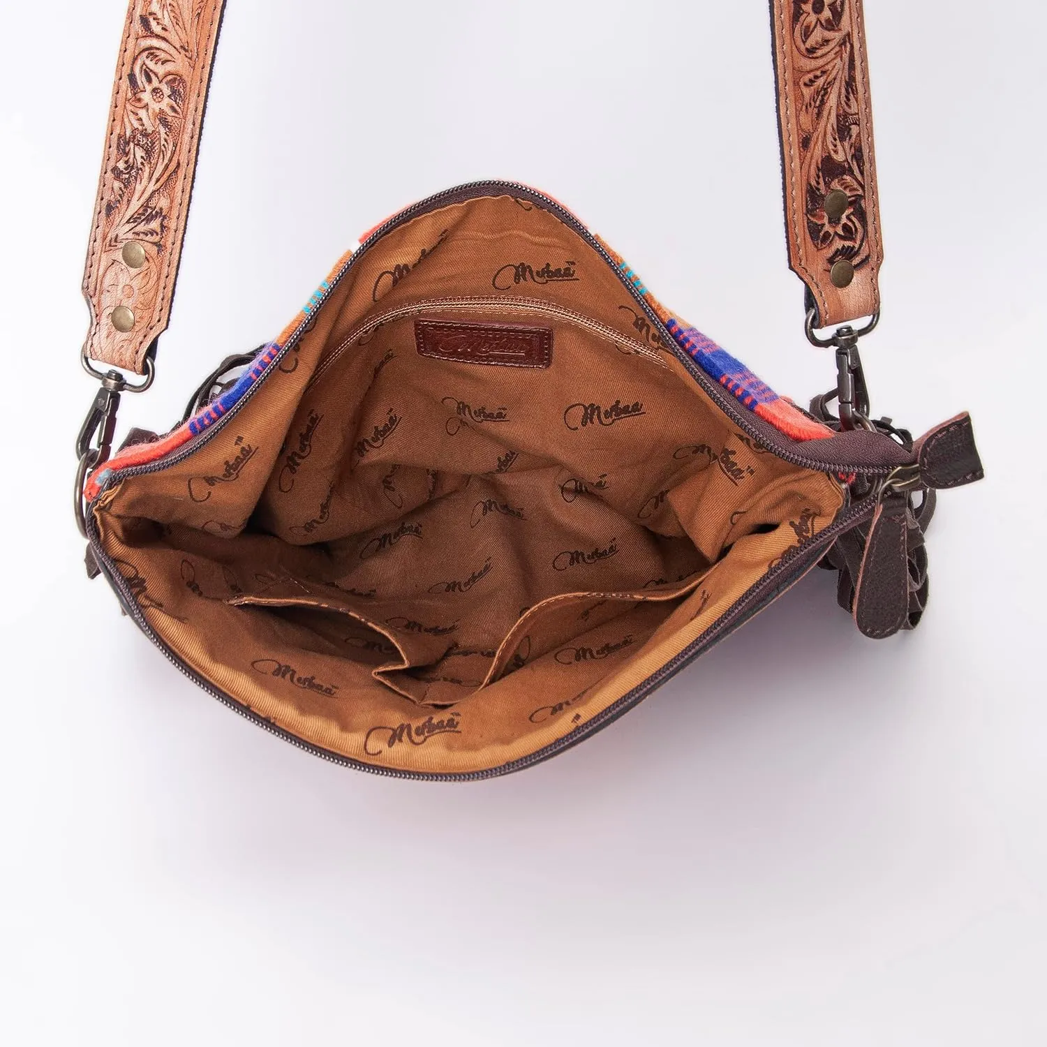 Women Natural Cowhide Leather Crossbody Bag With Adjustable Detachable Strap