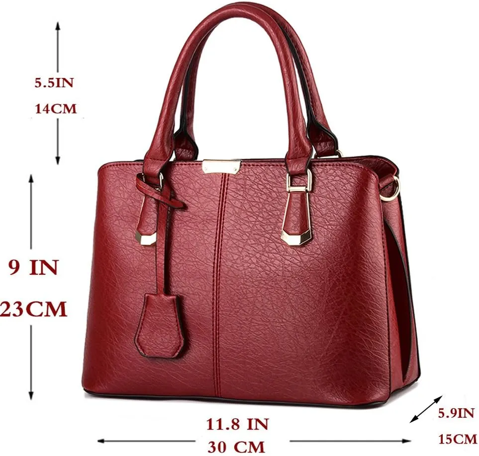 Women Satchel Handbag Tote Purse Top Handle Bag Shoulder Bag