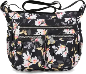 Women Shoulder Handbag Multiple Pockets Bag Ladies Tote Top Handle Satchel Crossbody Purse