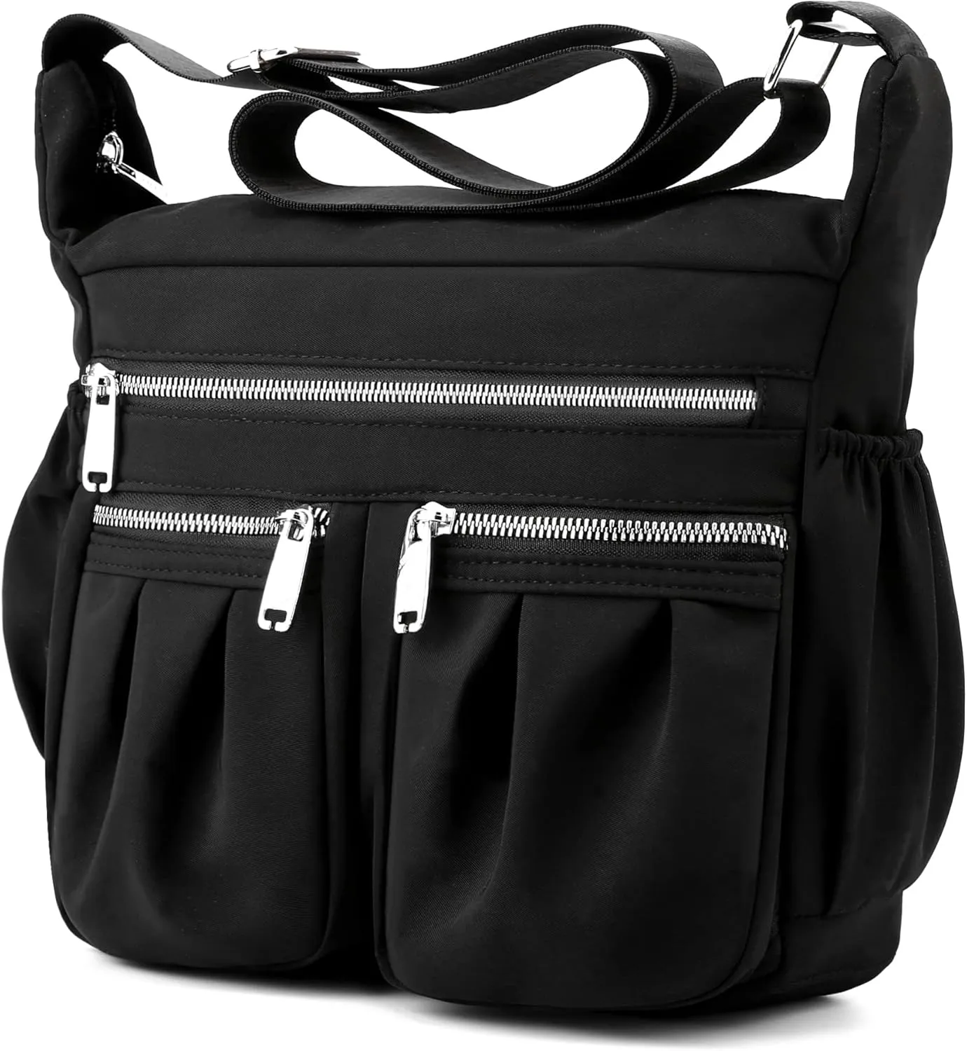 Women Shoulder Handbag Multiple Pockets Bag Ladies Tote Top Handle Satchel Crossbody Purse