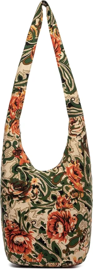 Women Shoulder Handbags Fashion canvas Hippie Crossbody Bags Bohemian Animal Prints Hobo Bags