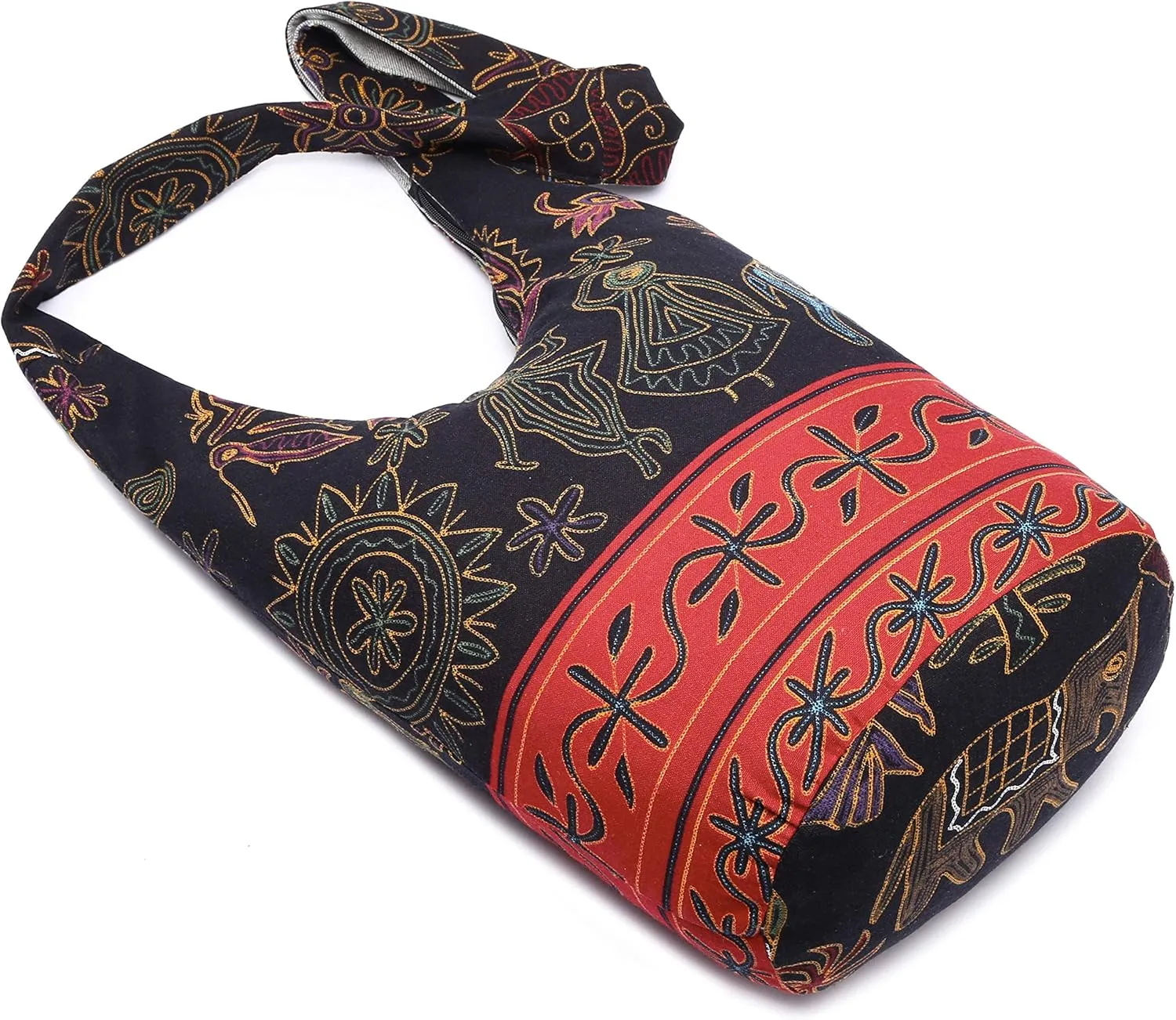 Women Shoulder Handbags Fashion canvas Hippie Crossbody Bags Bohemian Animal Prints Hobo Bags