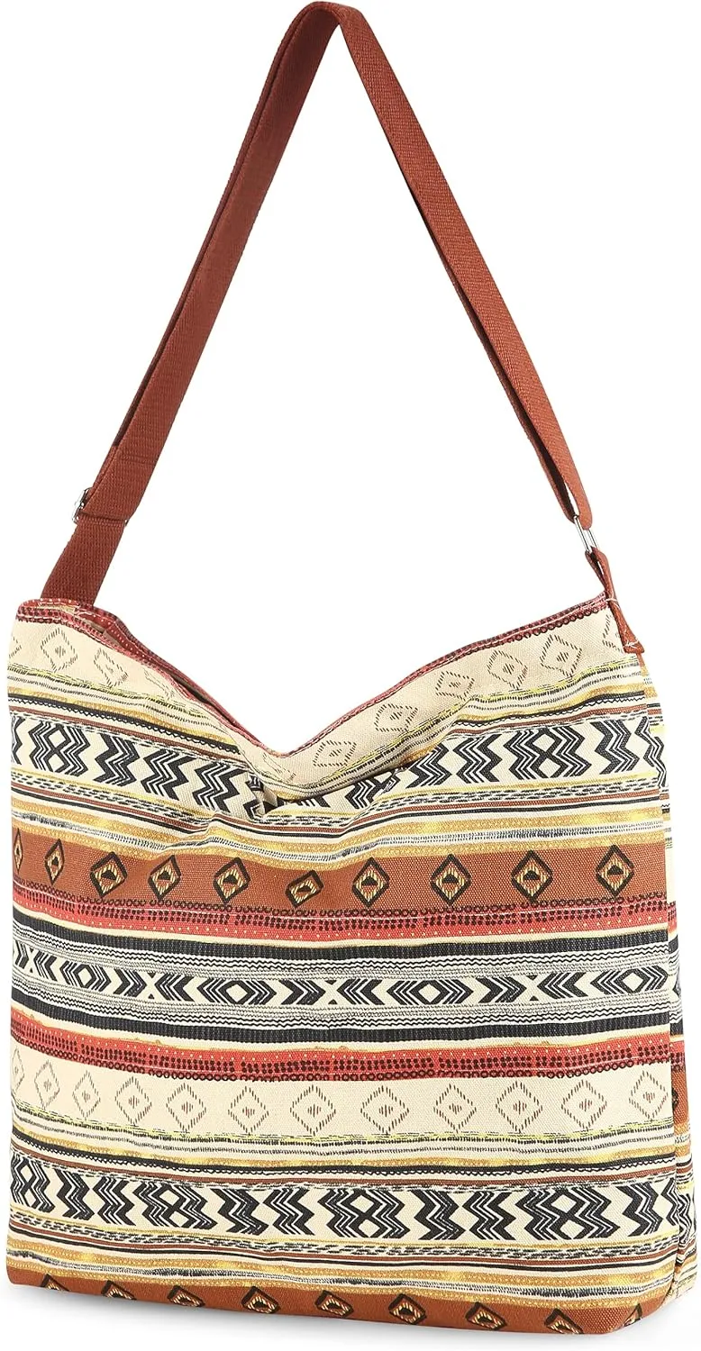 Women's blank large Size Canvas Crossbody Tote Handbags Shoulder Bag